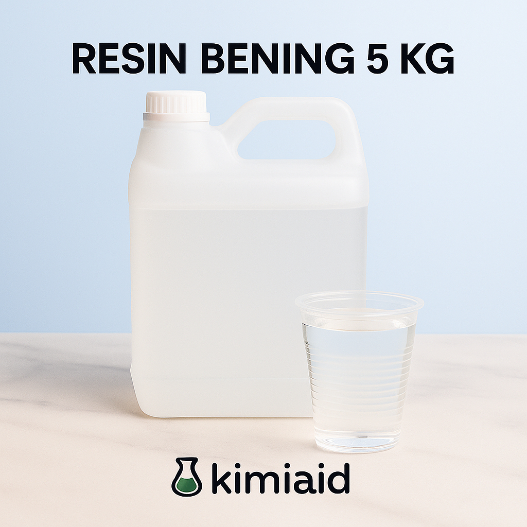 Resin Bening 5 Kg - Resin Super Bening Murah - Resin Polyester Bening - Resin Fiber Bening - Resin