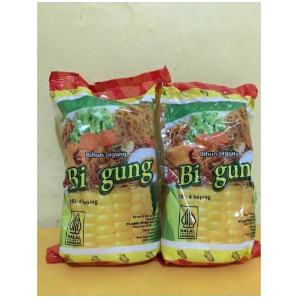 

BIHUN JAGUNG 280GR (ISI 4KEPING)