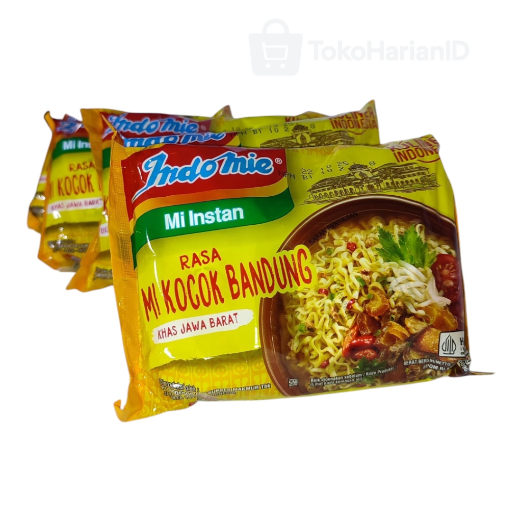 

Indomie Mi Kocok Bandung 85g –(1/5 Bungkus), Mie Kuah Khas dengan Rasa Gurih