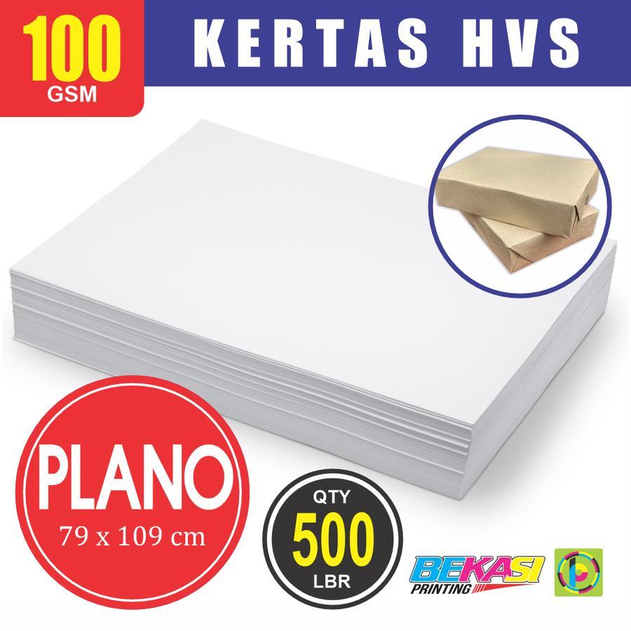 

Woodfree Paper Kertas HVS 100 gram Ukuran Plano 79x109 cm