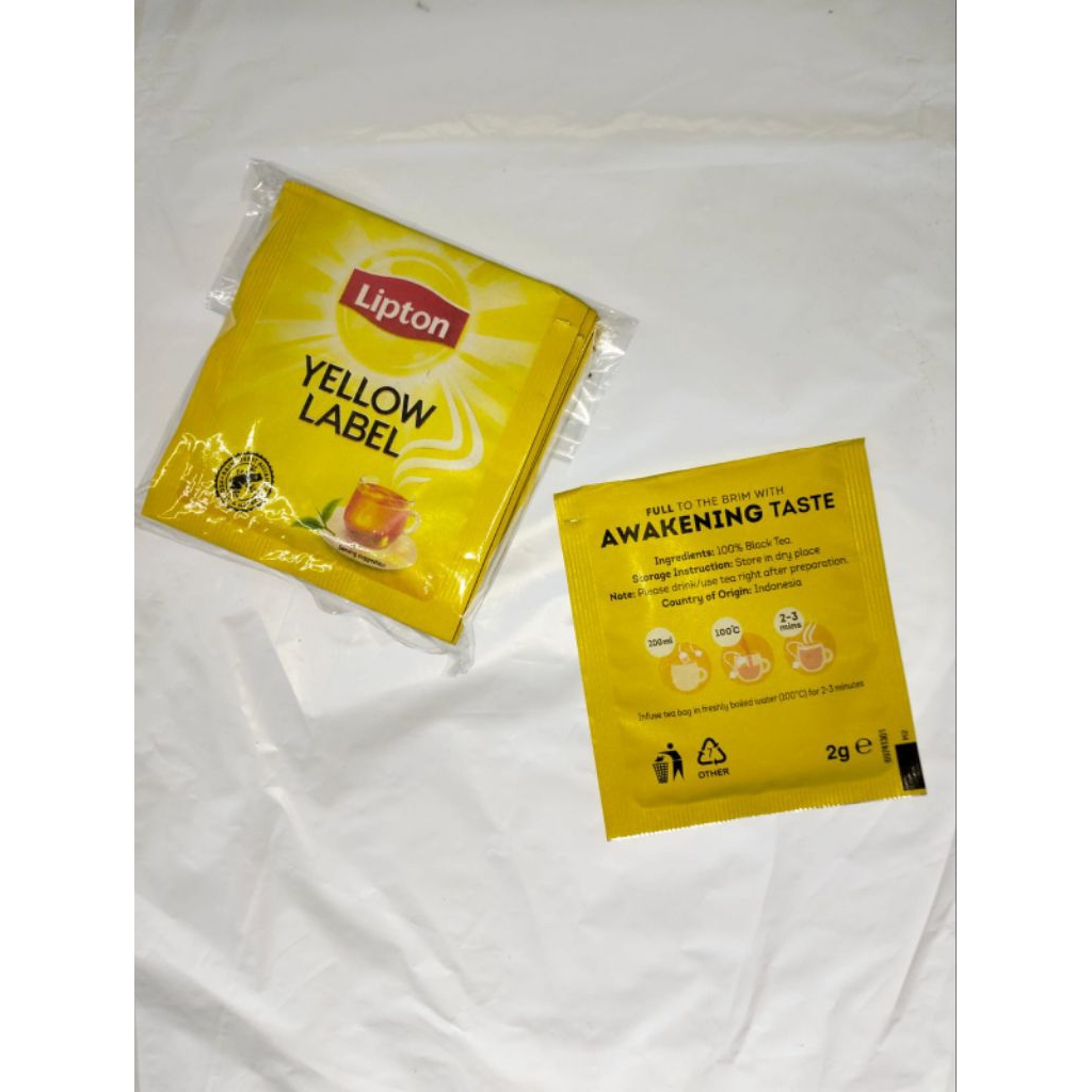 

Repack LIPTON Yellow Label Black Tea isi 5/Teh Celup