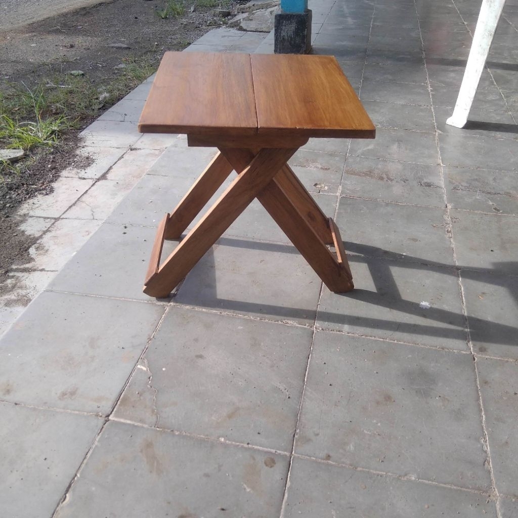 Meja Lipat jati, meja lesehan, meja makan