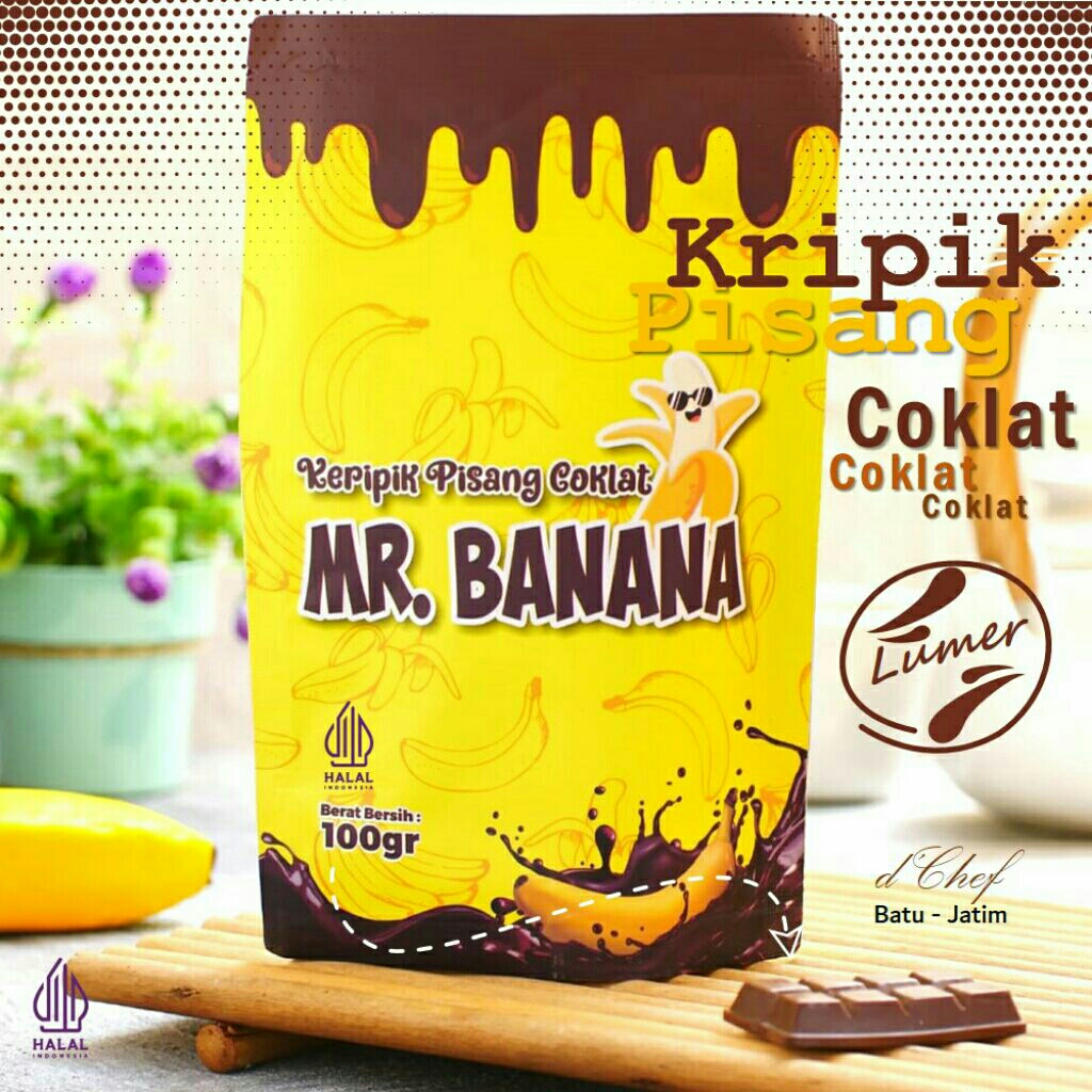 

Keripik Pisang Coklat Mr. Banana