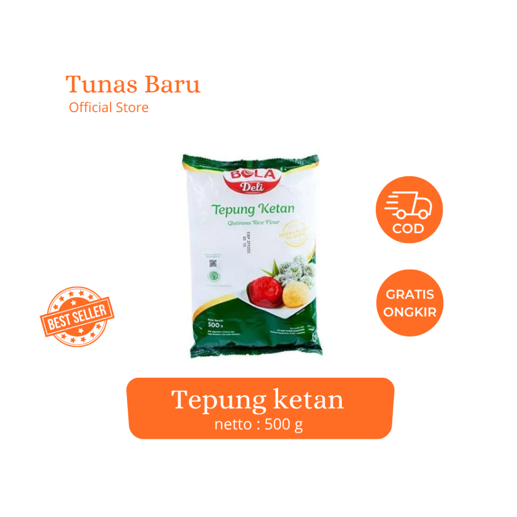 

Bola Deli Tepung Ketan & Beras 500g