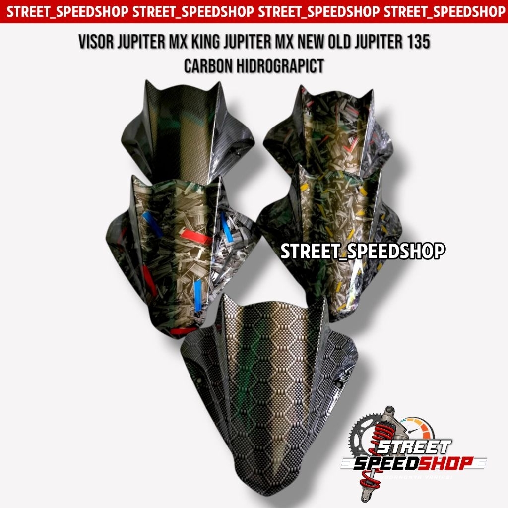 Visor Jupiter Mx King Jupiter Mx New Jupiter Mx Old Model Batman Carbon Hidrographict
