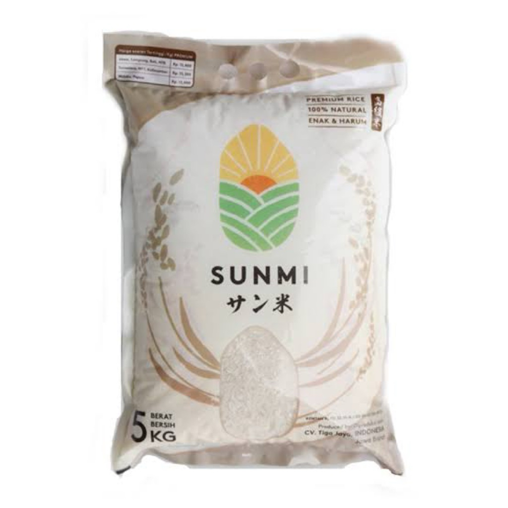 

Beras Premium Kualitas Unggul Sunmi Kemasan [5 Kg]