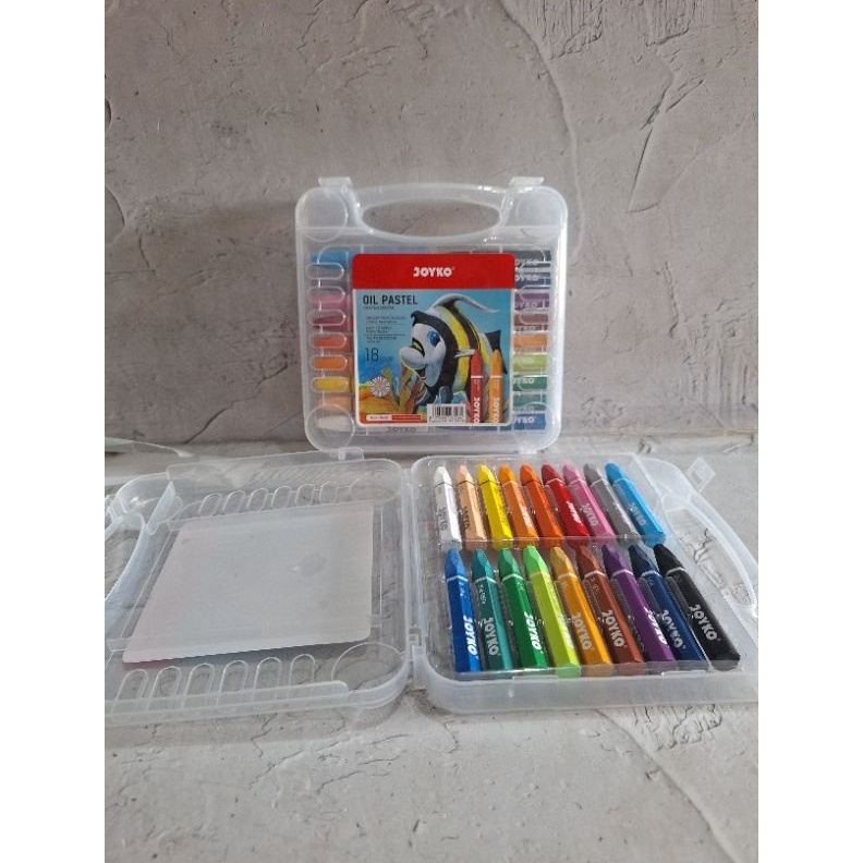 

KODE S63L Crayon Joyko 18 Warna