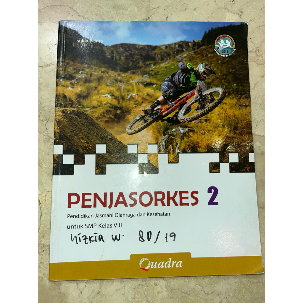 Buku Penjasorkes PJOK Kelas 8 Quadra Kurikulum 2013