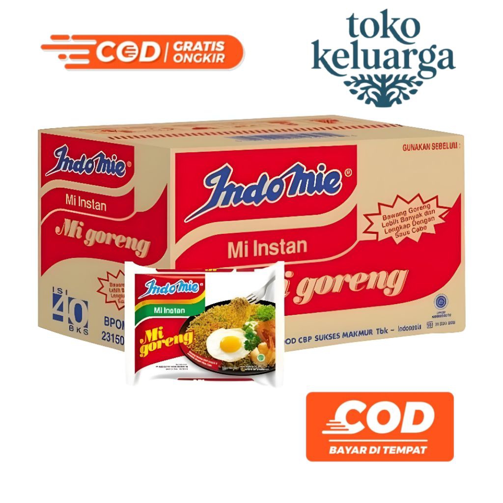 

Indomie Goreng - 1 pcs & 5 pcs Paket Hemat