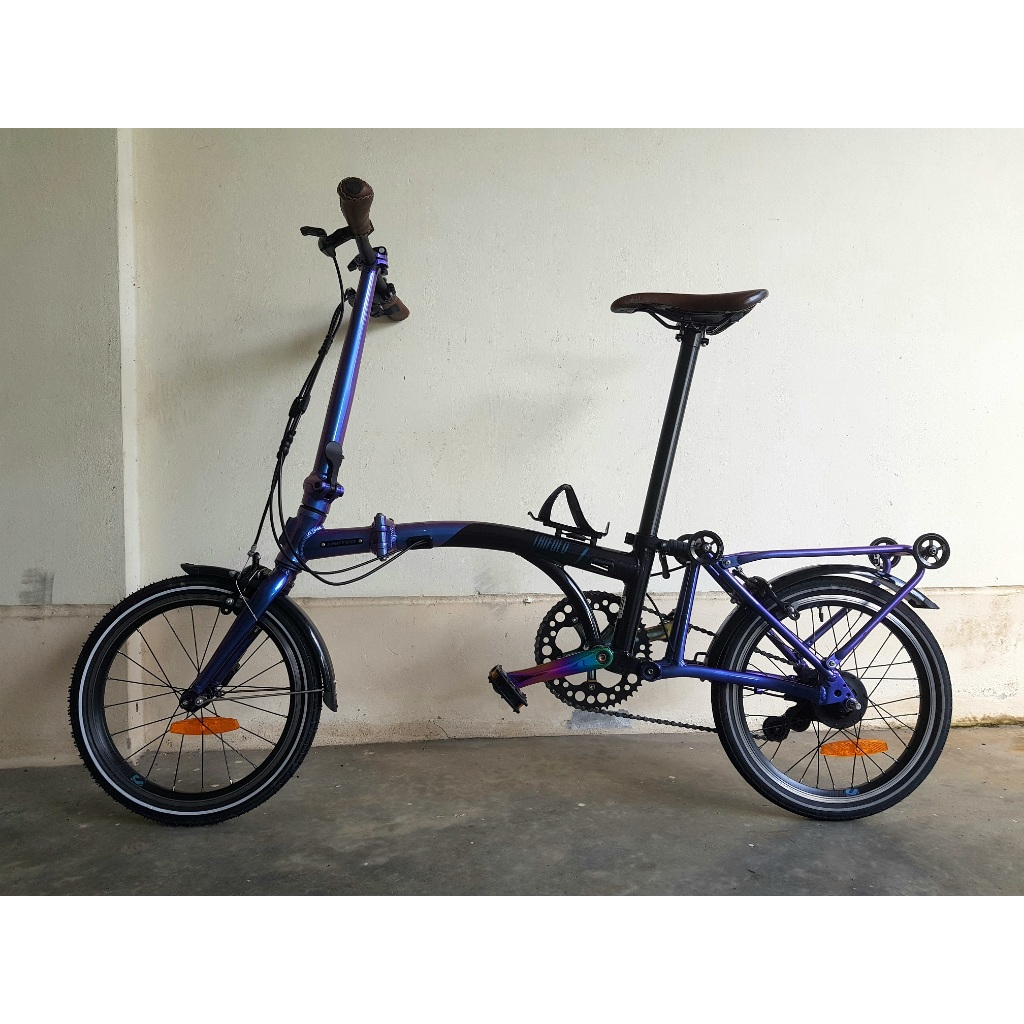 Sepeda Lipat Folding Bike United Trifold 7s (Second) bonus Bike Box