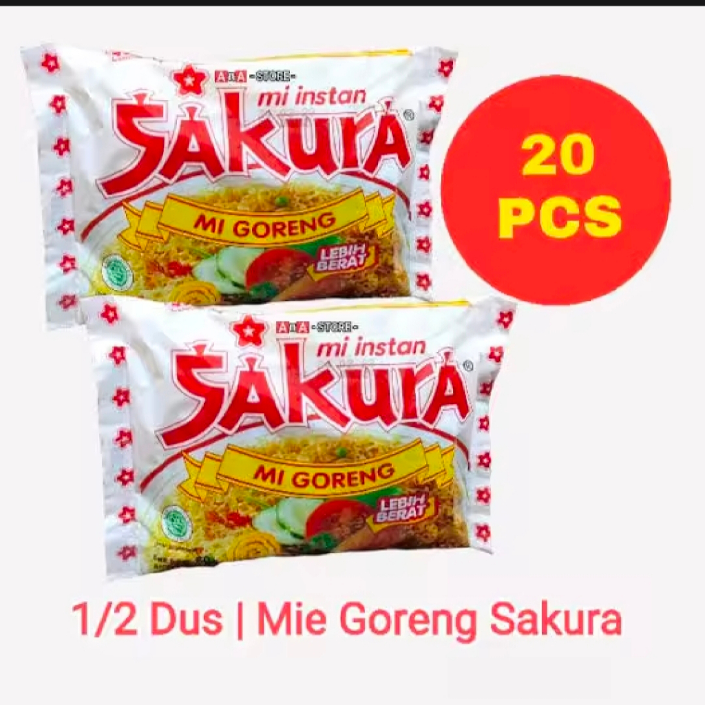 

PROMO Mie goreng sakura paket 20 pcs