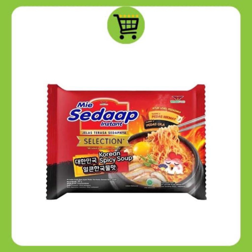 

•DailyMart• Mie Sedaap Kuah Selection Rasa Korean Spicy Soup 77gr