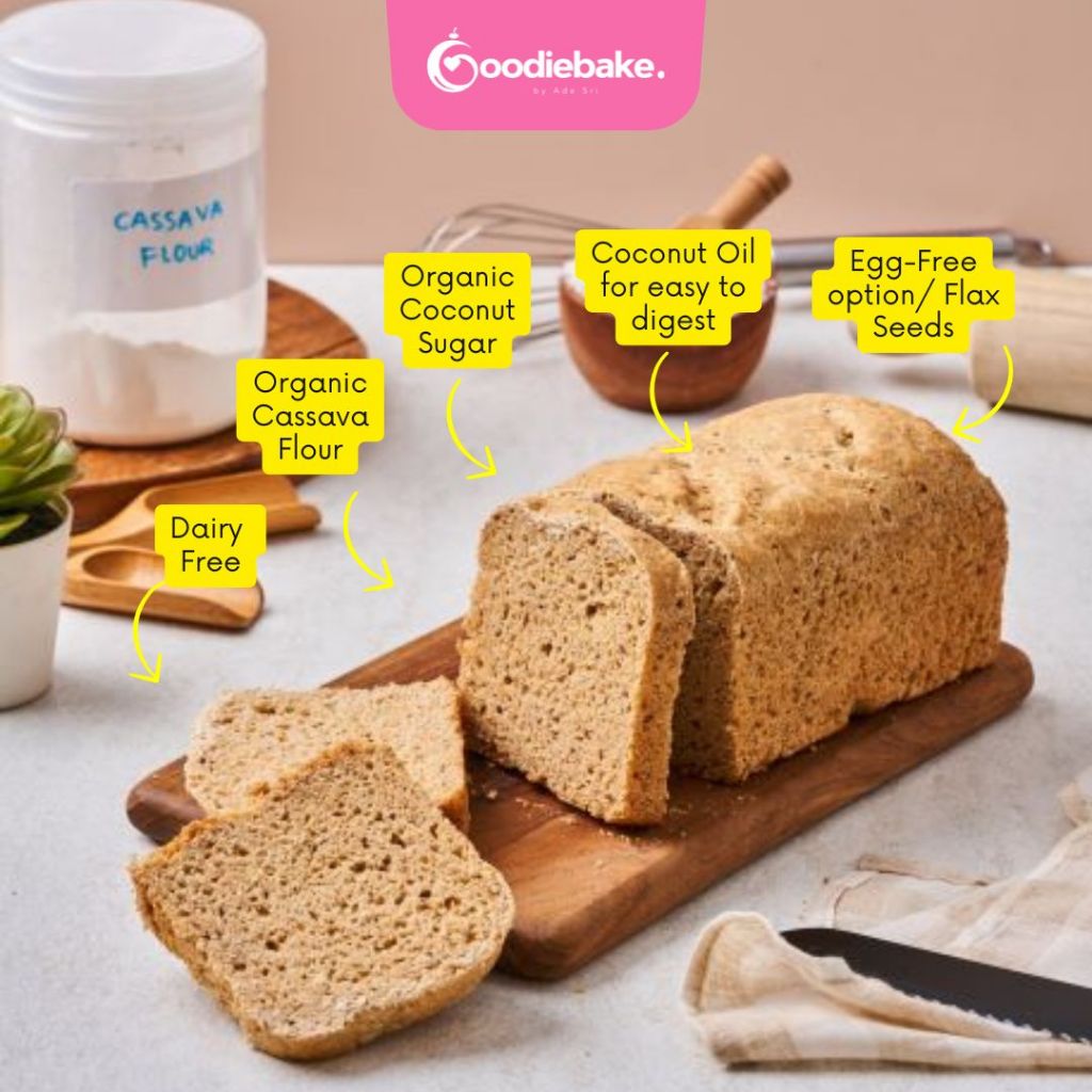 

[Goodiebake Gluten Free] Plain Bread, Roti Tawar