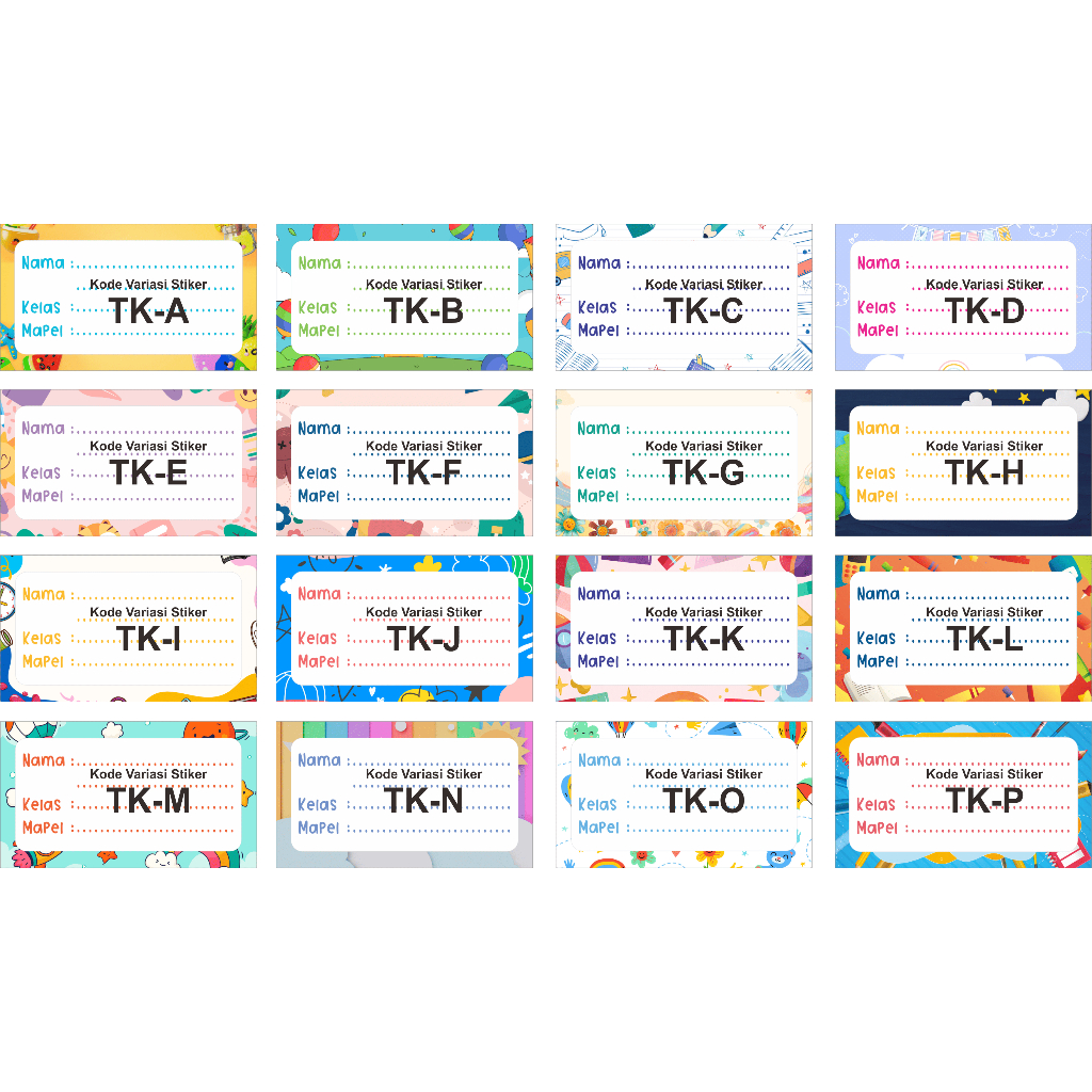 

Stiker Label Nama Buku/Stiker Nama Custom/Stiker Buku/Stiker nama/Stiker Lucu/Stiker Label Nama Murah