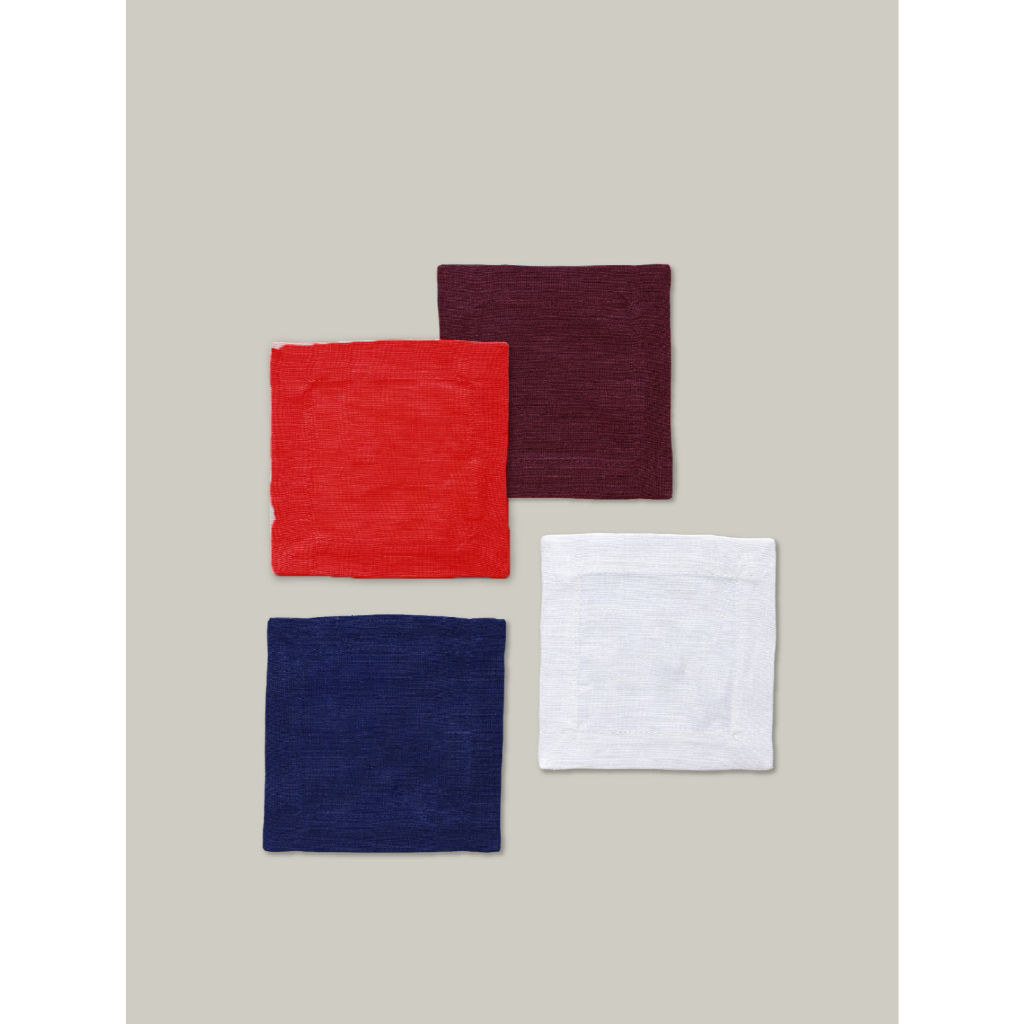 Coaster kain / tatakan gelas aesthetic / custom coaster / crochet coaster / Coaster Full Katun / Dam