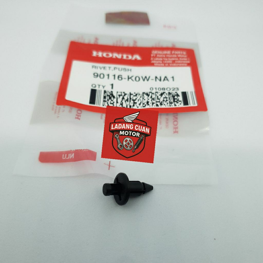 90116K0WNA1 90116K2PV61 CLIP BUMPER SEAL 6MM BAUT KLIP PUSH RIVET KANCING PLASTIK BODY COVER ADV PCX