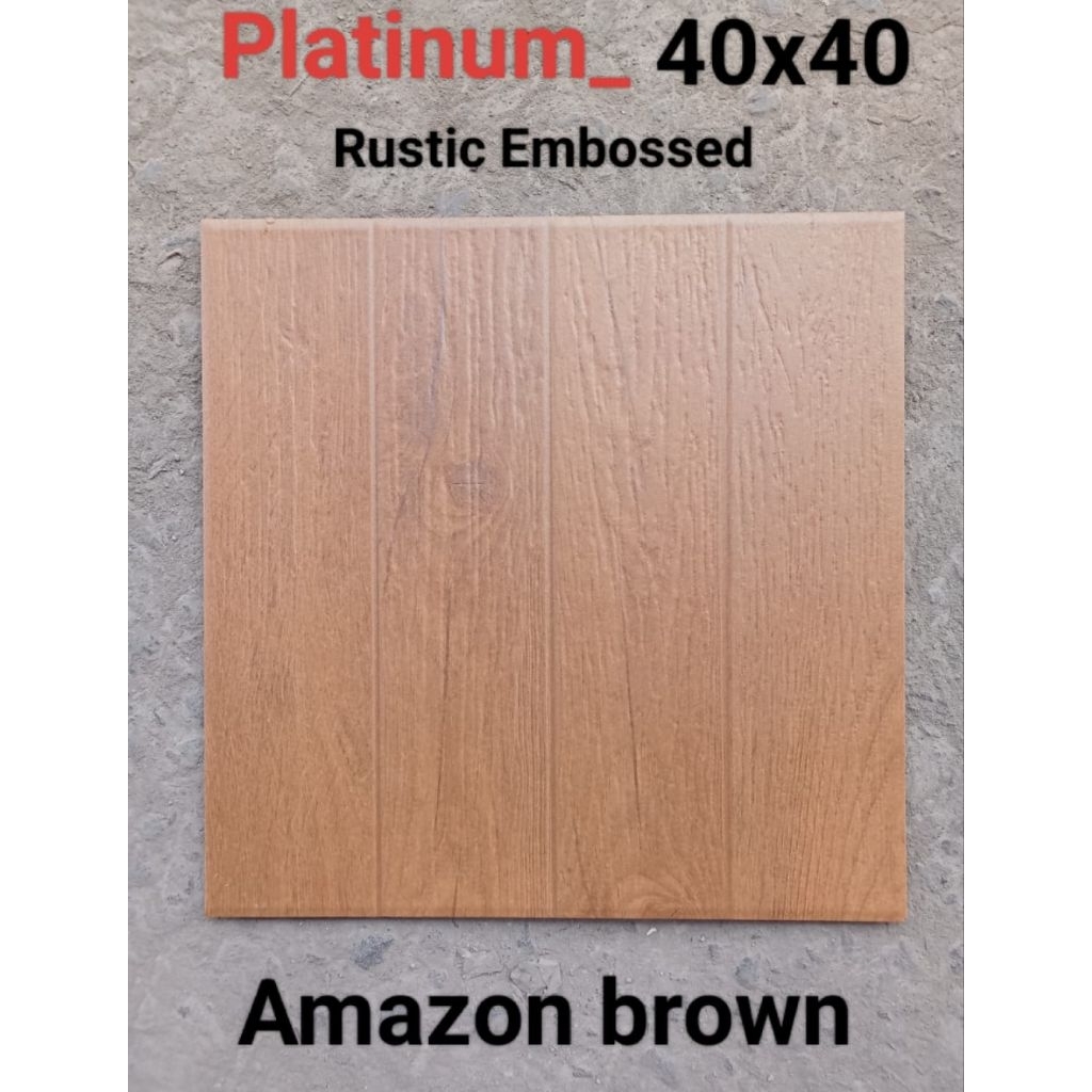 Keramik Lantai Kasar Platinum Amazon Series Ukuran 4040