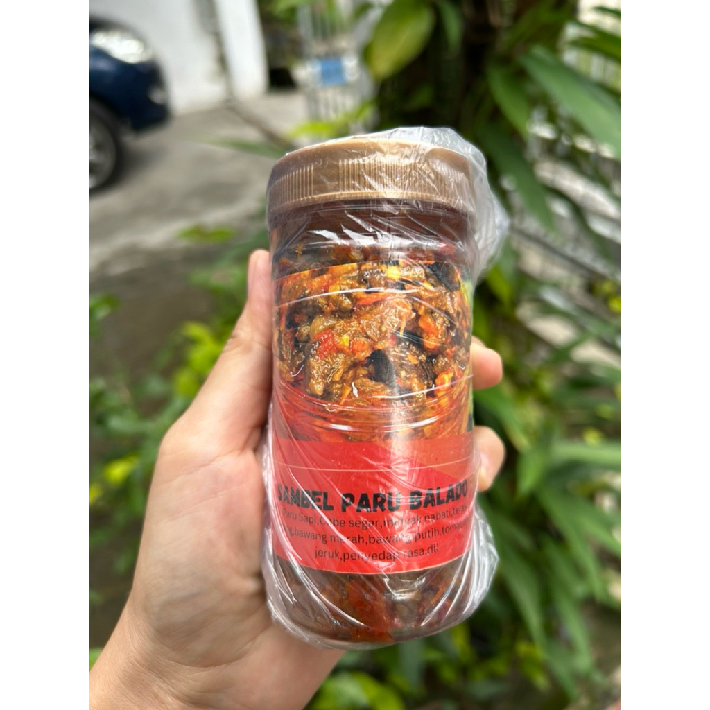 

sambal paru home made enak kemasan 200gr