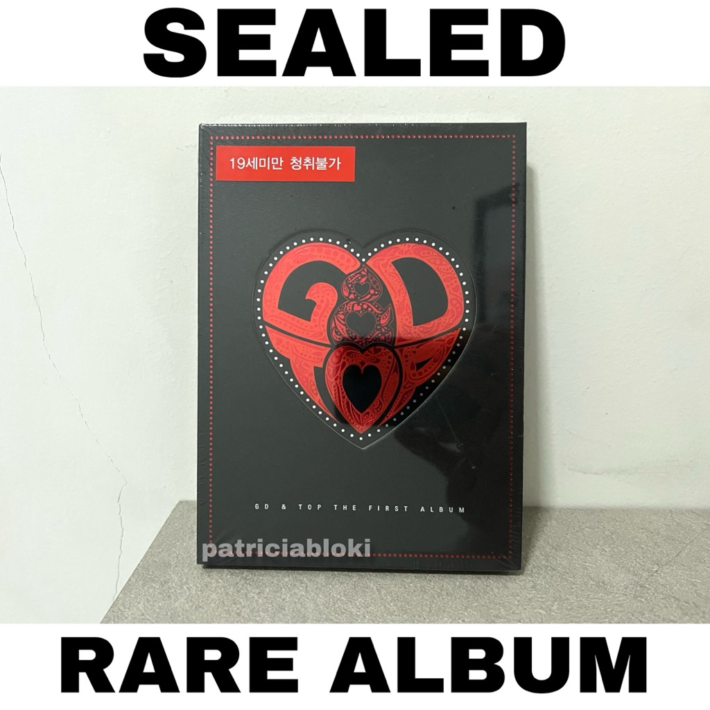 SEALED RARE Full Album GD&TOP BIGBANG GD GDragon BIG BANG T.O.P TOP Choi Seunghyun Thanos Squid Game