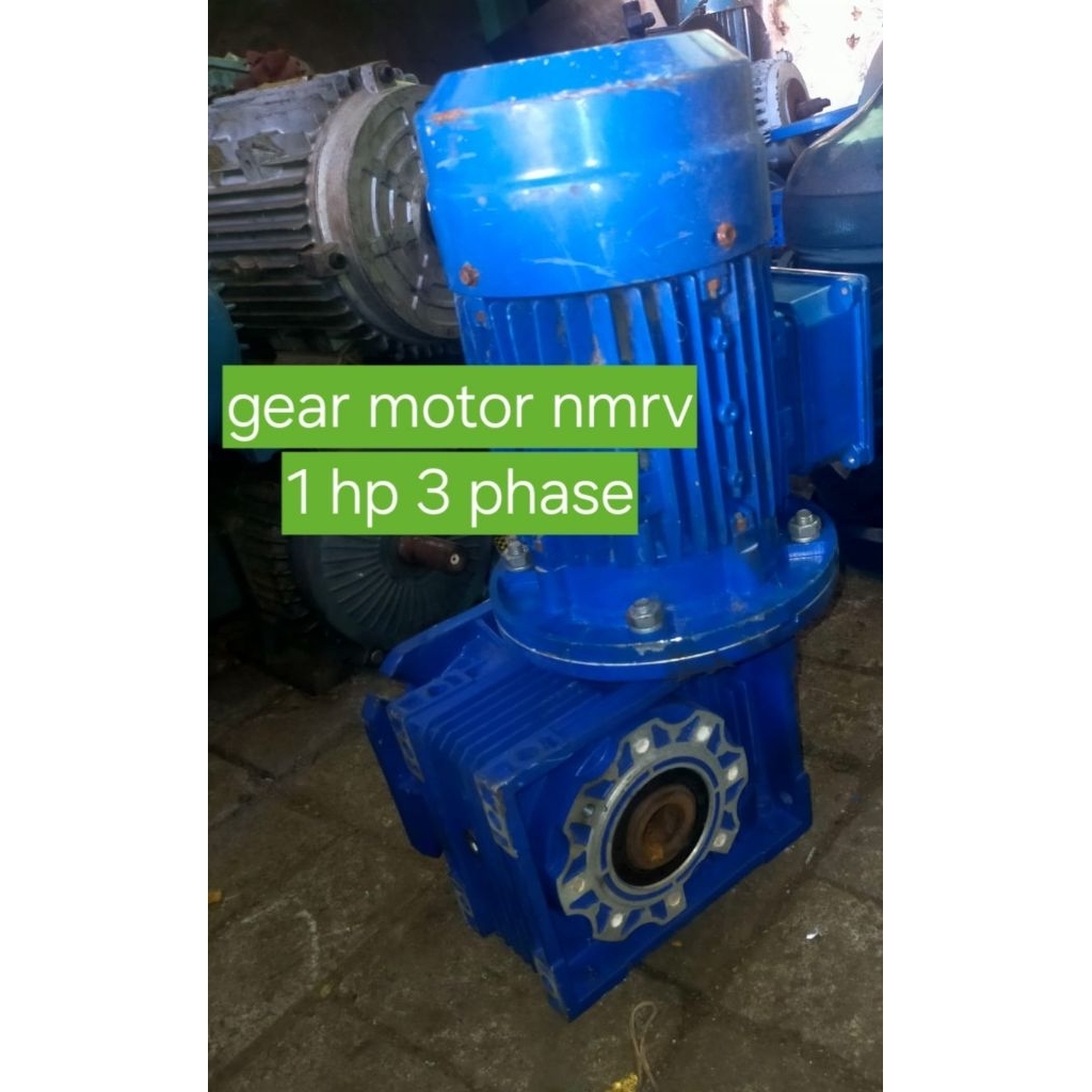 GEAR MOTOR NMRV 1 HP 0,37 3phase