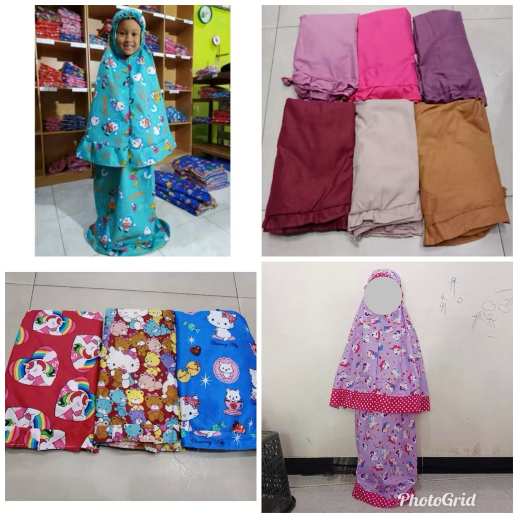 Mukenah anak 3-5 tahun / mukenah anak karakter / mukenah anak polos / mukenah anak / mukenah kids / 