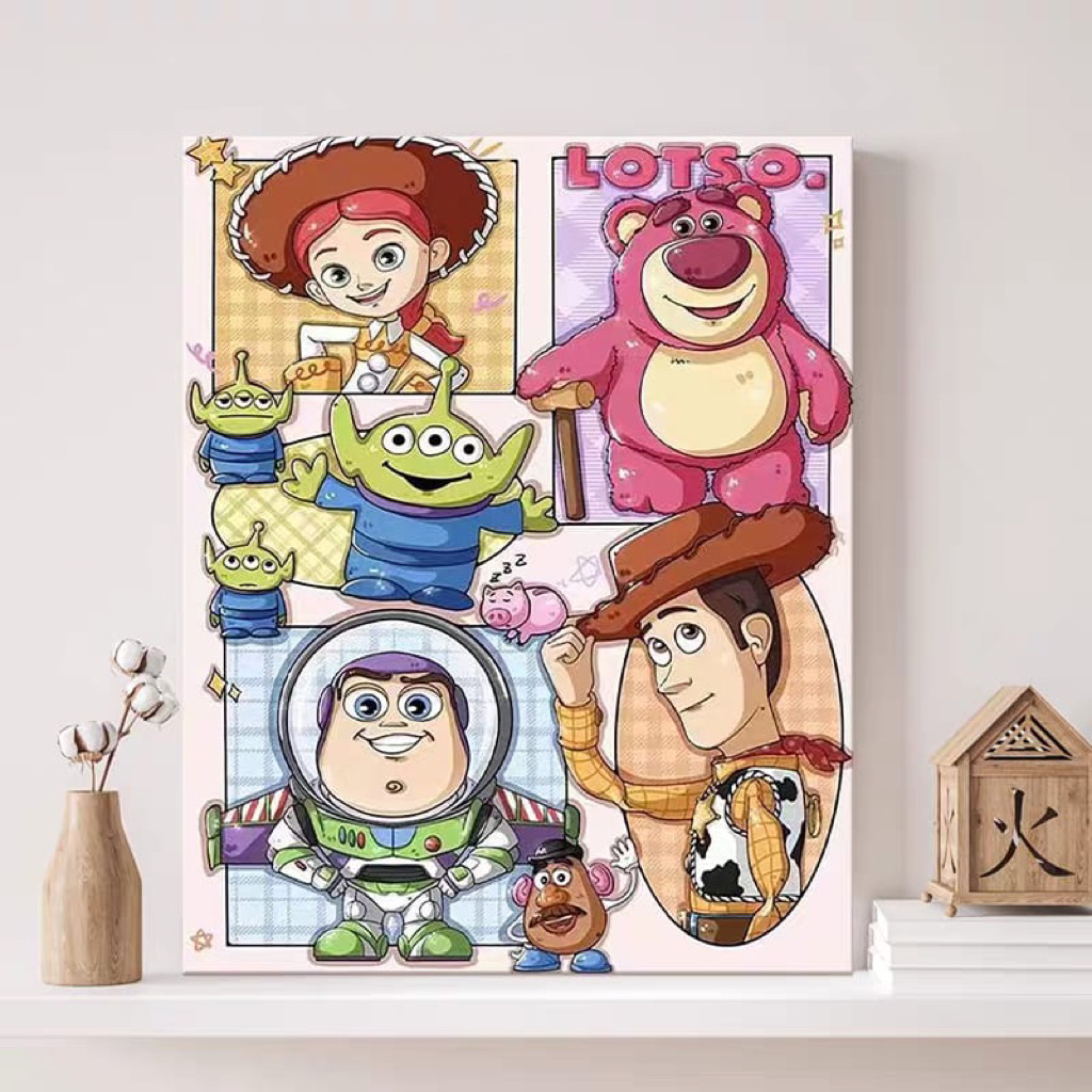 

Paint by Number 30x40cm Cartoon DIY Painting Kit with Kanvas