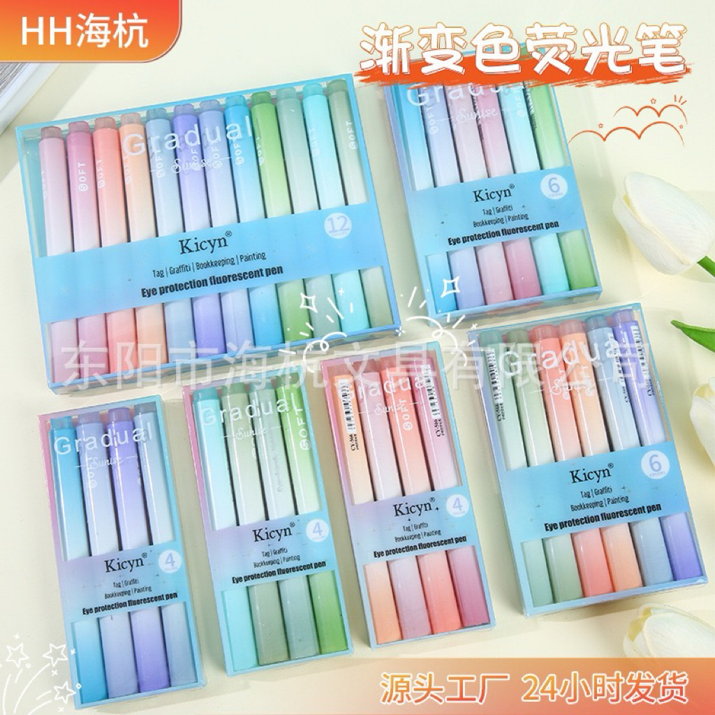 

DELUNASHOP 1 SET ISI 4 HIGHLIGHTER WARNA PASTEL TERANG / 1 SET STABILO HIGHLIGHTER WARNA PASTEL TERANG