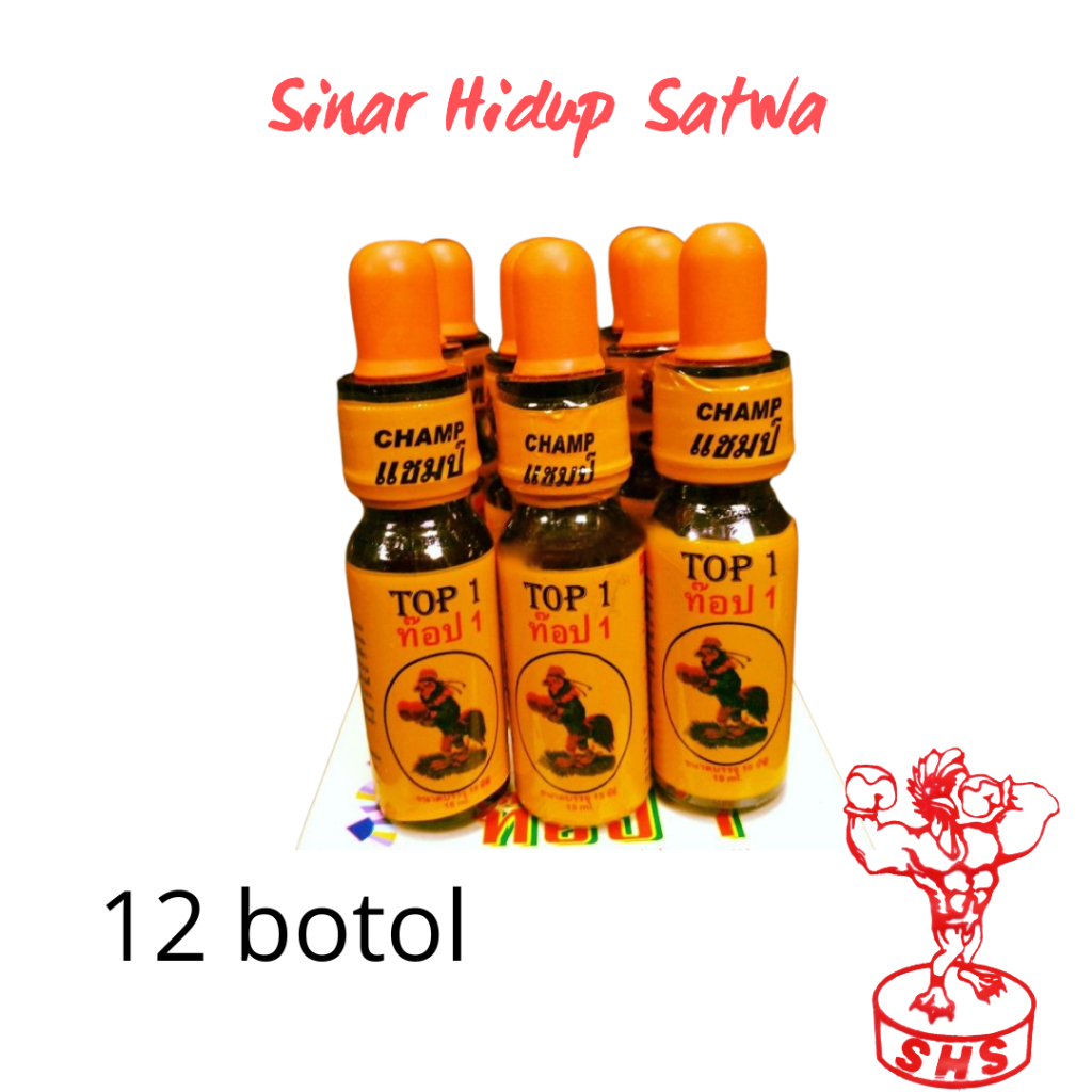 Top 1 Top One 12 BOTOL obat ayam ngorok import