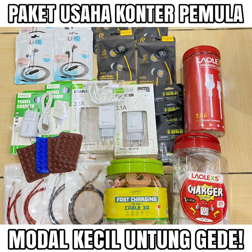 PAKET USAHA KONTER PEMULA MODAL KECIL