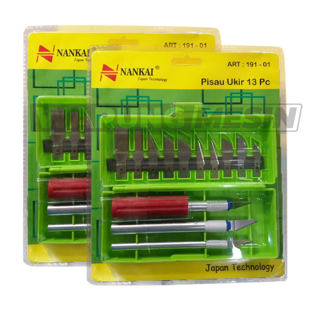 

Pisau Bonsai Kelapa / Alat Ukir Seni 13 Set 3 Pegangan (nankai)