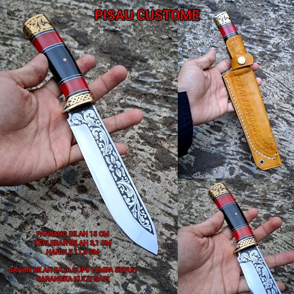Pisau Dapur / Pisau Buscraft / Pisau Seset / Pisau Custome