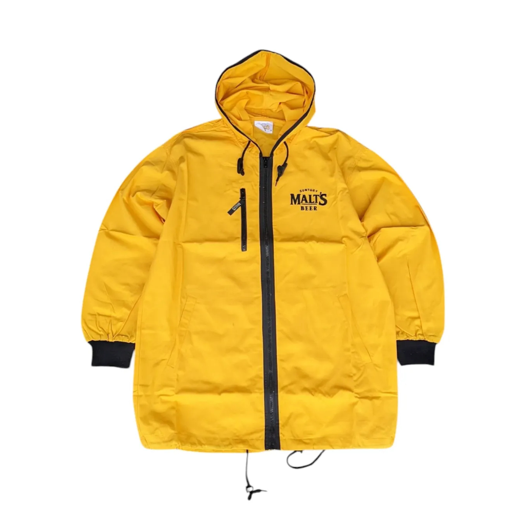SUNTORY MALTS - Jaket Pria Jaket Windbreaker Pria Kuning Size fit L