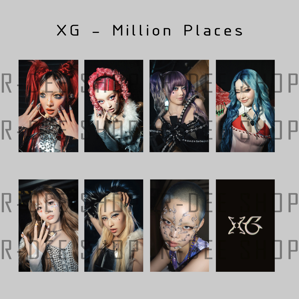 XG Unofficial Fanmade Photocard Million Places (Set)