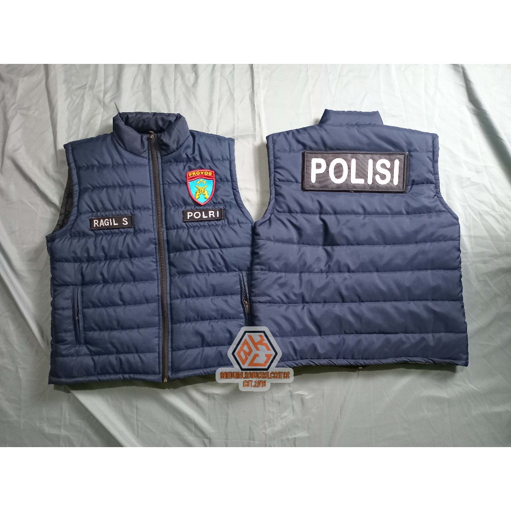Rompi Vest Gelembung Custom | Rompi Gelembung Provos | Vest Propos Polri Premium