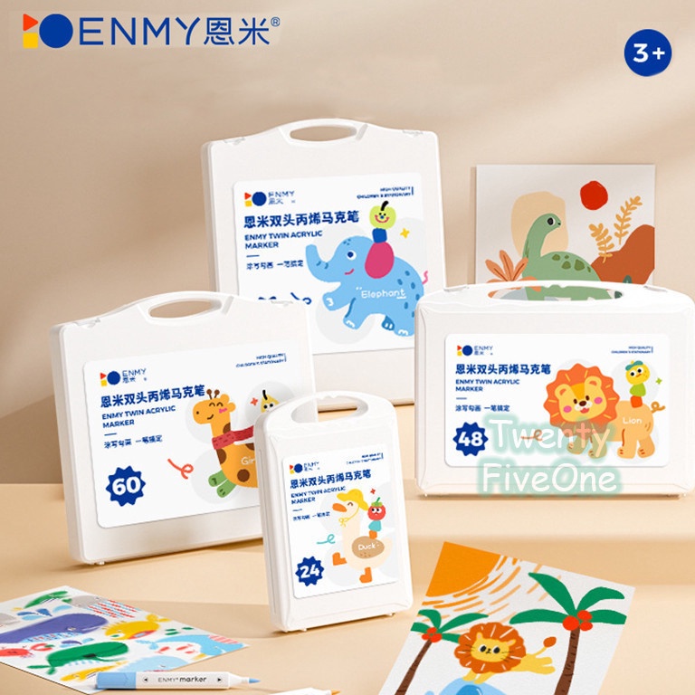 

KODE L29Y Marker Akrilik 364868 Warna Set Marker Akrilik Pemula Seni Warna Cerah dan Tahan Air