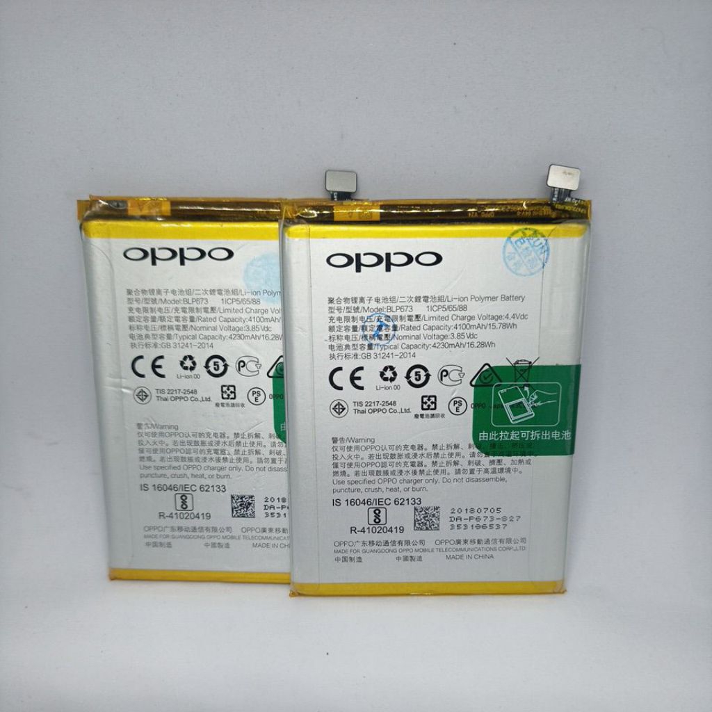Batrai Batre Oppo A3S / A5S / A7 / A31 2020 BLP-673 ORI 100% Copotan