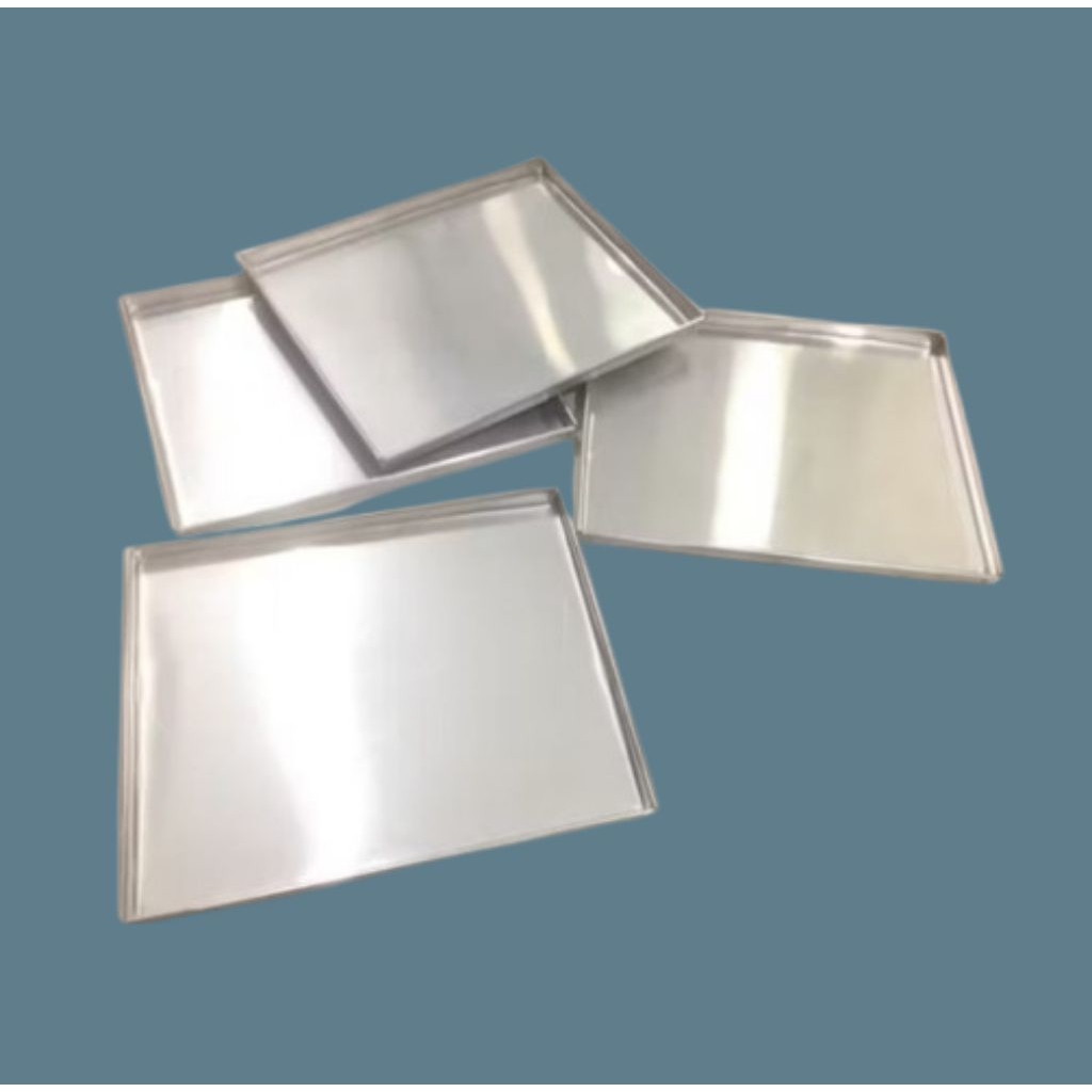 Loyang nastar ukuran 25x30 tinggi 2cm, Loyang kue kering bahan Galvalum