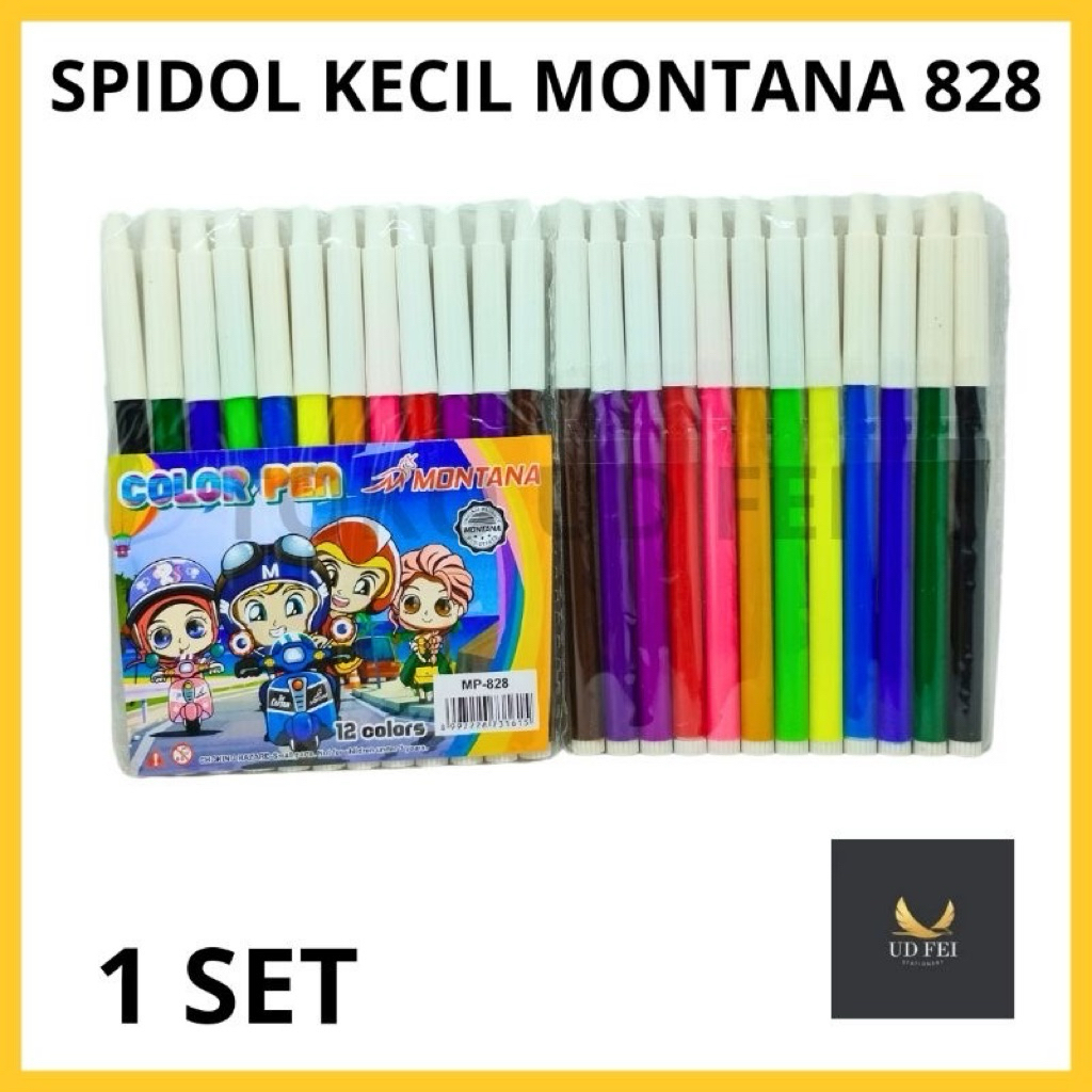 

(1 SET) Spidol kecil / Spidol 12 warna