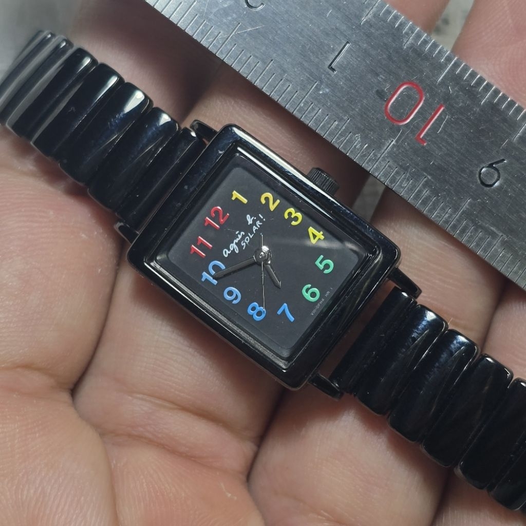 Jam Tank Agnis B by Seiko V111-0CG0 Solar Bekas