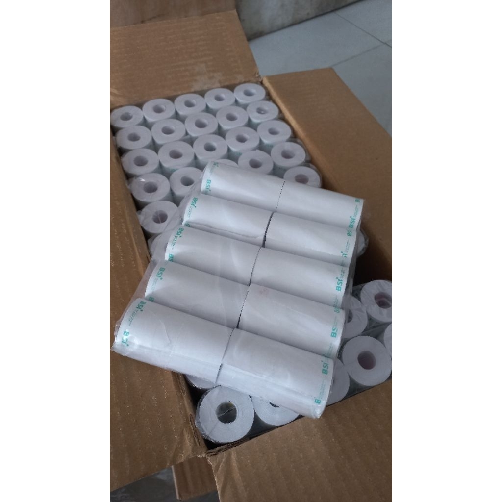 

1 dus kertas thermal bsi isi 100 roll