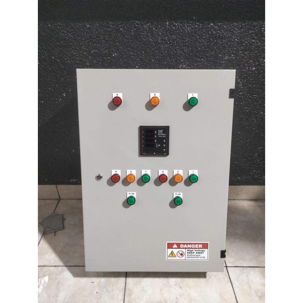 Panel ATS PLN Genset 3Phase 40kva komplit Battery charger