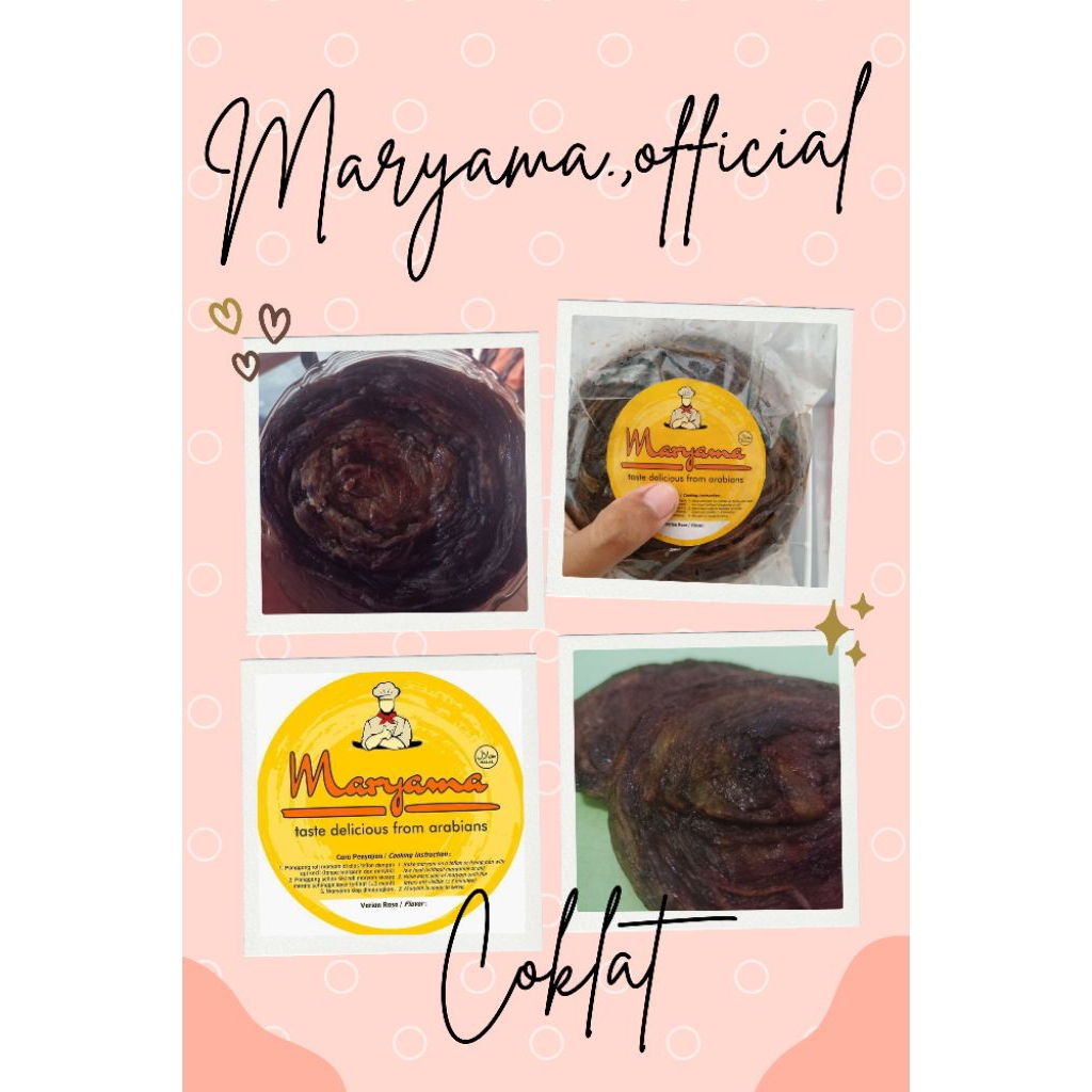 

ROTI CANAI/ROTI MARYAM/COKLAT/MARYAMA., OFFICIAL/ISi 5 BIG SIZE/ENAK