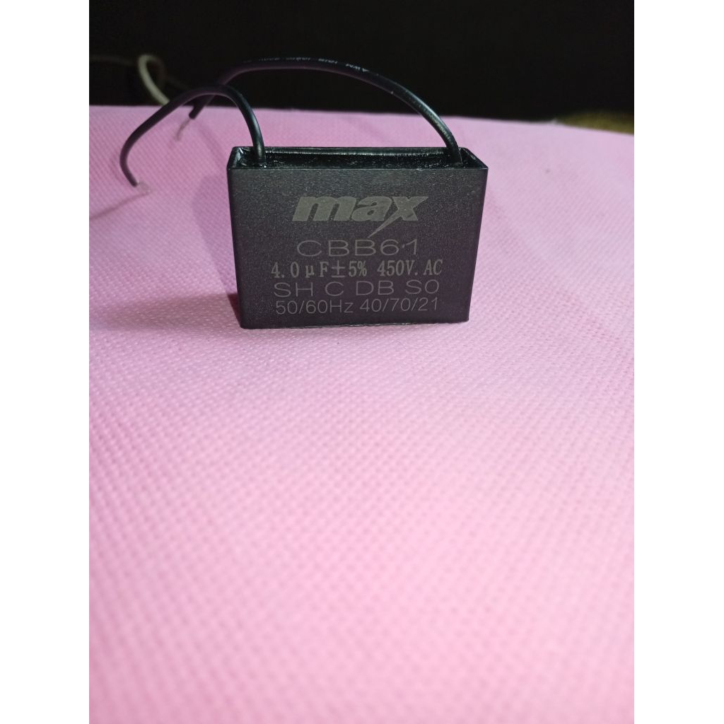 Kapasitor Kipas Angin 4uf 450v Max