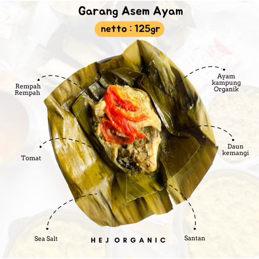 

Menu Mpasi Dairy Free Pepes Daging & Ayam, Garang Asem Ayam