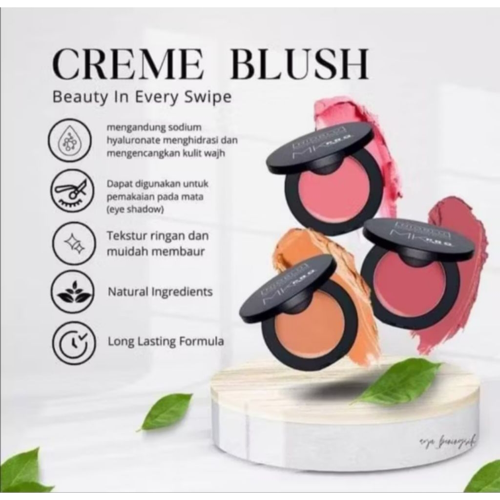 JAFRA NIOBLU Blush On Creme 3in1 Blush On Long Wear  Cream Blush Wajah