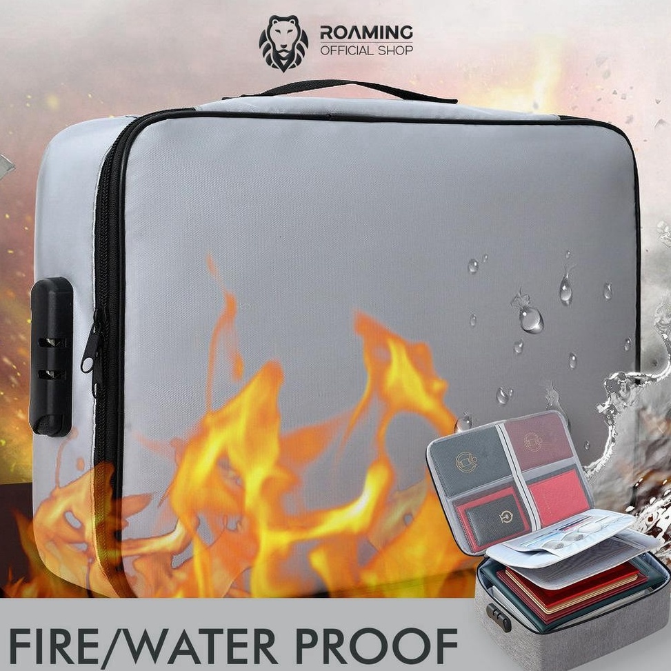 

KODE Y54B Tas Penyimpan Dokumen Tahan Api dan Air Tempat Berkas Map TK5