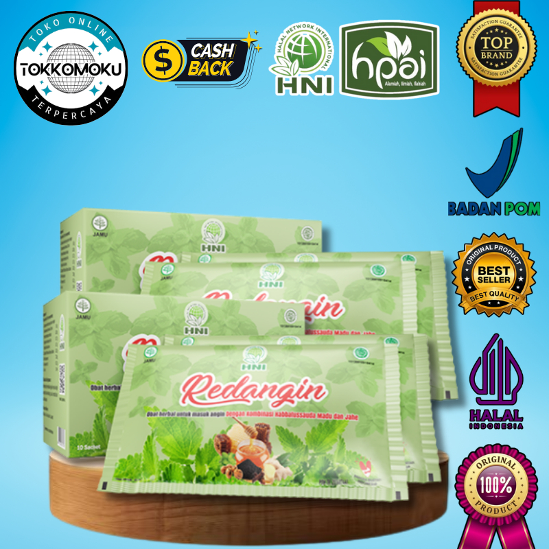 

Redangin Herbal Membantu meredakan gejala masuk angin seperti perut kembung, mual, muntah dan sakit kepala