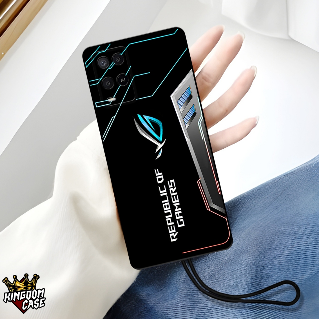 Case OPPO A54 Free Strap Case Terbaru 2025 | Case Keren - Softcase Pelindung Hp OPPO A54 - Kesing le