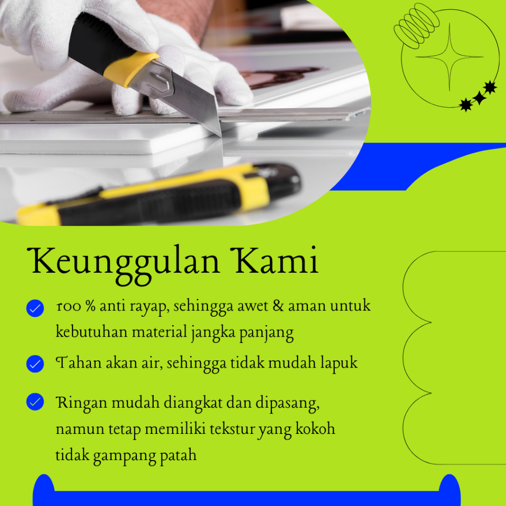 PVC Foam Board Tebal 18mm Ukuran 40x60 PVC Foam Board White