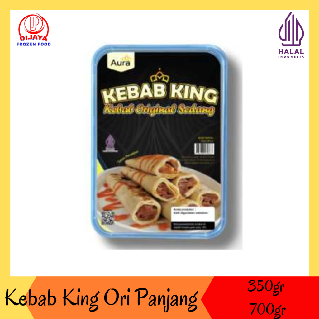 

Kebab King I Kebab Frozen Dengan Ukuran 350gr (isi 8) & Ukuran 700gr (isi 10)